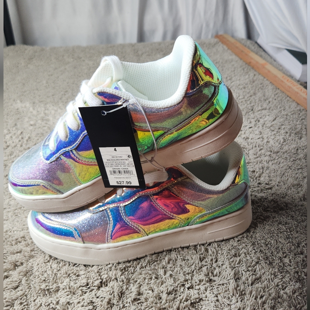 Girls' Whitney Court Iridescent Sneakers - art class 4 - Picture 4 of 11